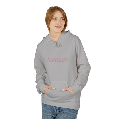 Balance Script Hoodie Typography Pullover