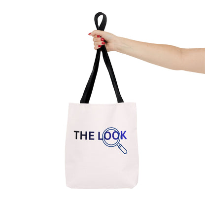 The Look Tote Magnifying Glass Logo Canvas Bag