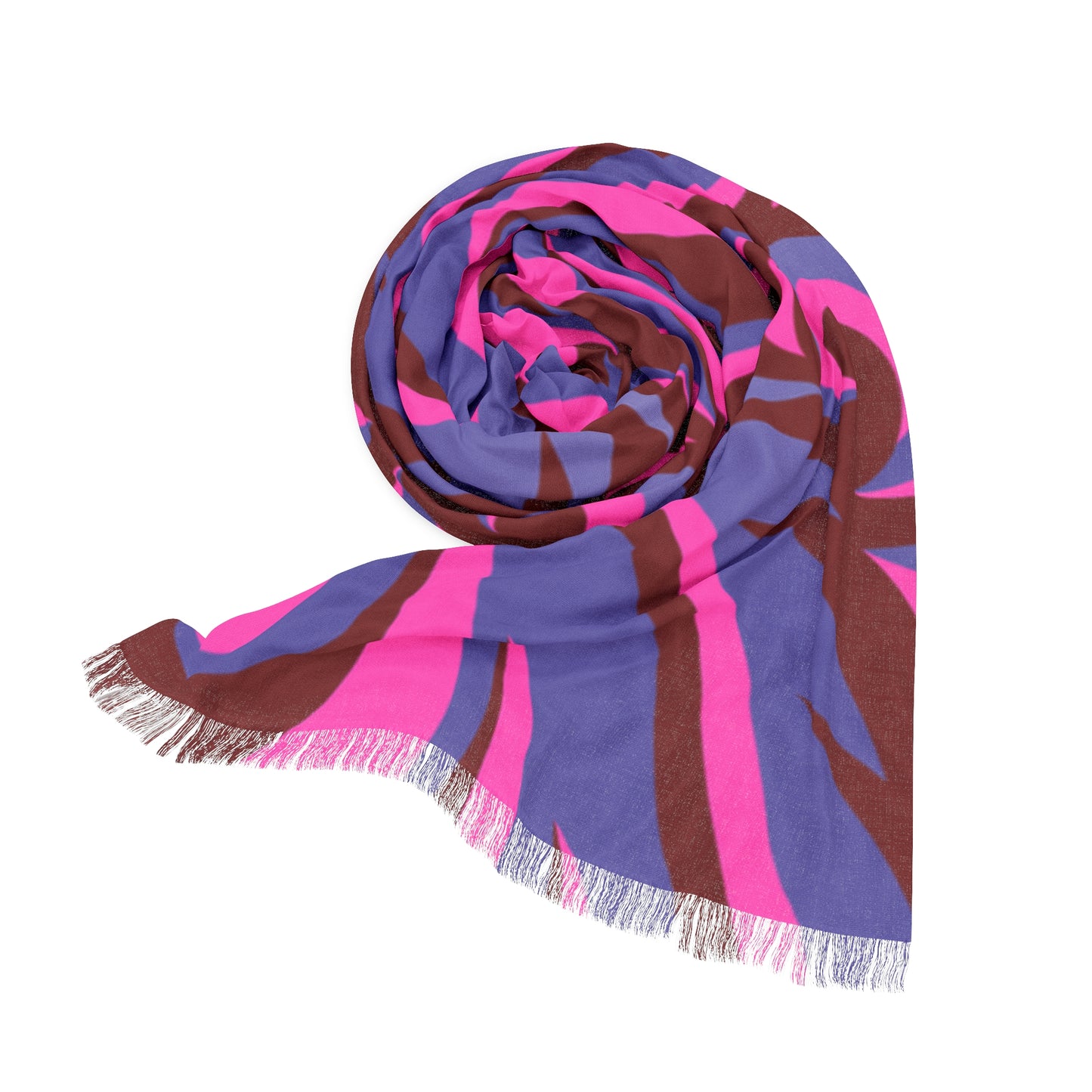 Abstract Swirl  Retro Patterned Fashion Scarf