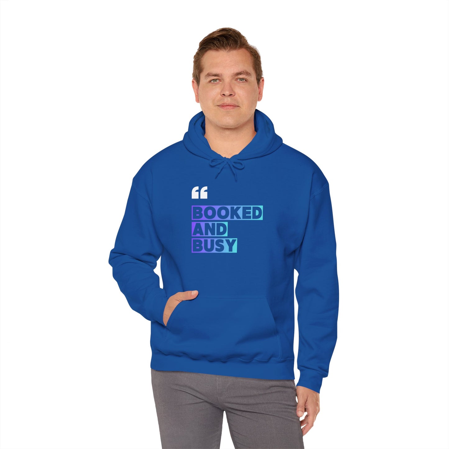 "Booked and Busy" Graphic Pullover for Readers & Creatives