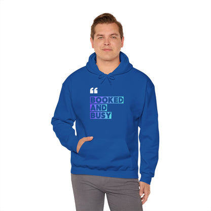 "Booked and Busy" Graphic Pullover for Readers & Creatives