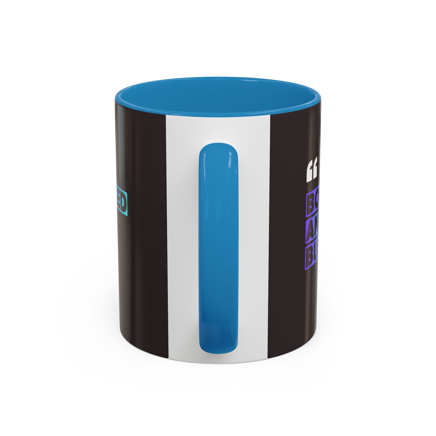 Booked and Busy Accent Coffee Mug — 11/15oz