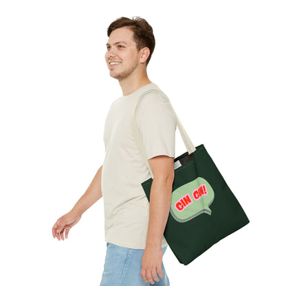 Cin Cin! Speech Bubble Cotton Tote Bag