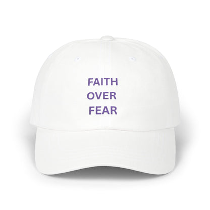 Faith Over Fear Embroidered Baseball Hat