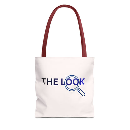 The Look Tote Magnifying Glass Logo Canvas Bag