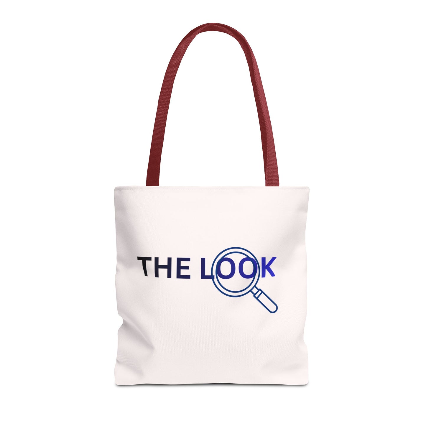 The Look Tote Magnifying Glass Logo Canvas Bag