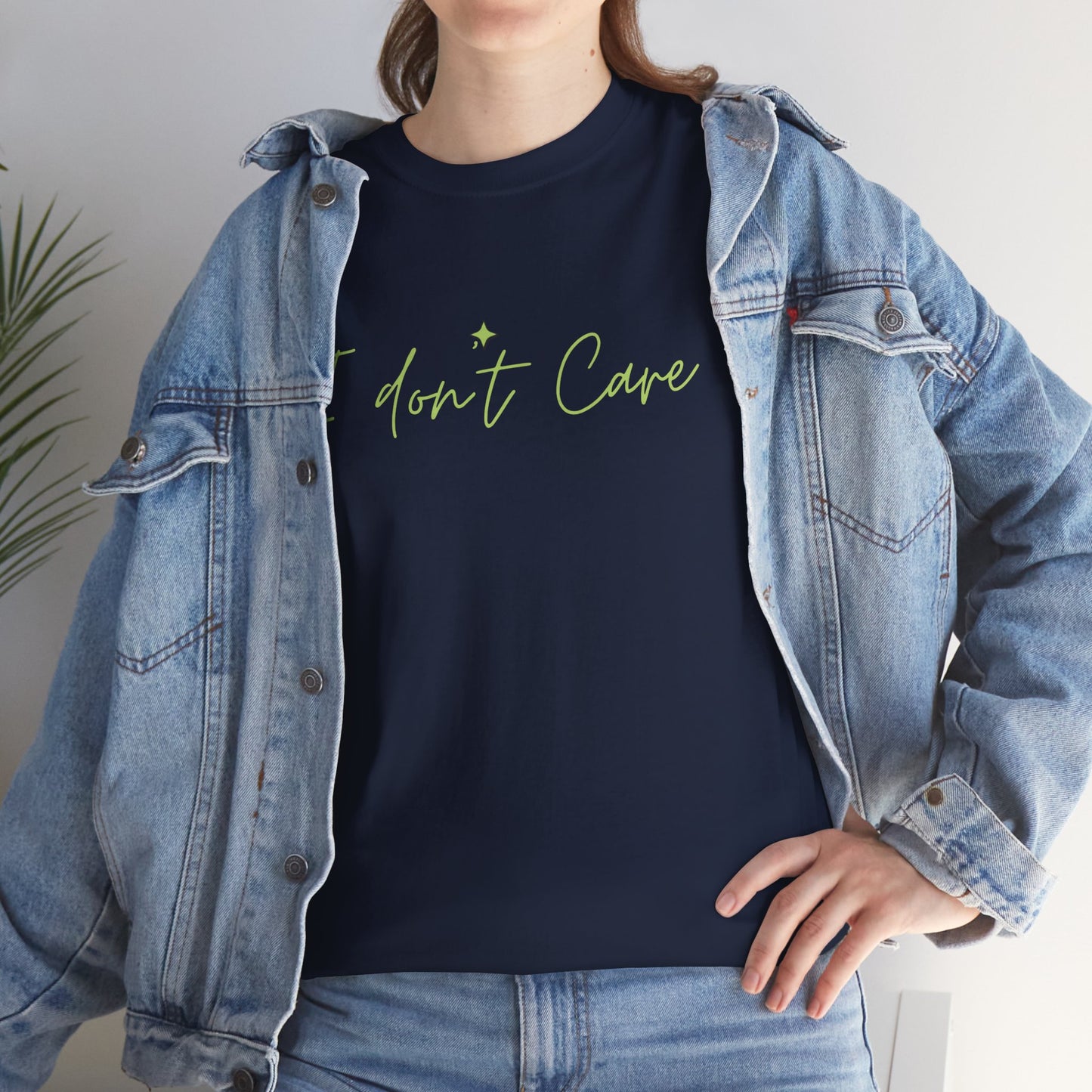 I don't Care Unisex Heavy Cotton Tee