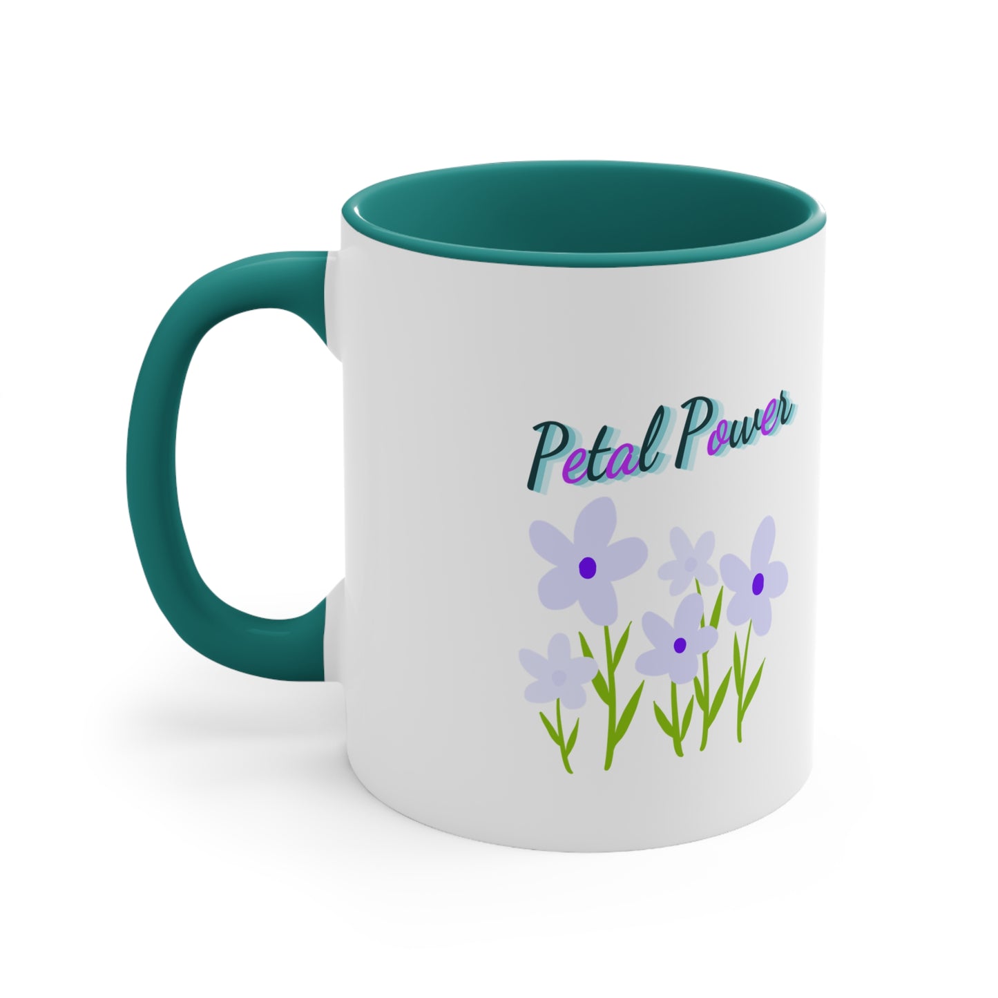 Petal Power Floral - Accent Coffee Mug (11 oz.)