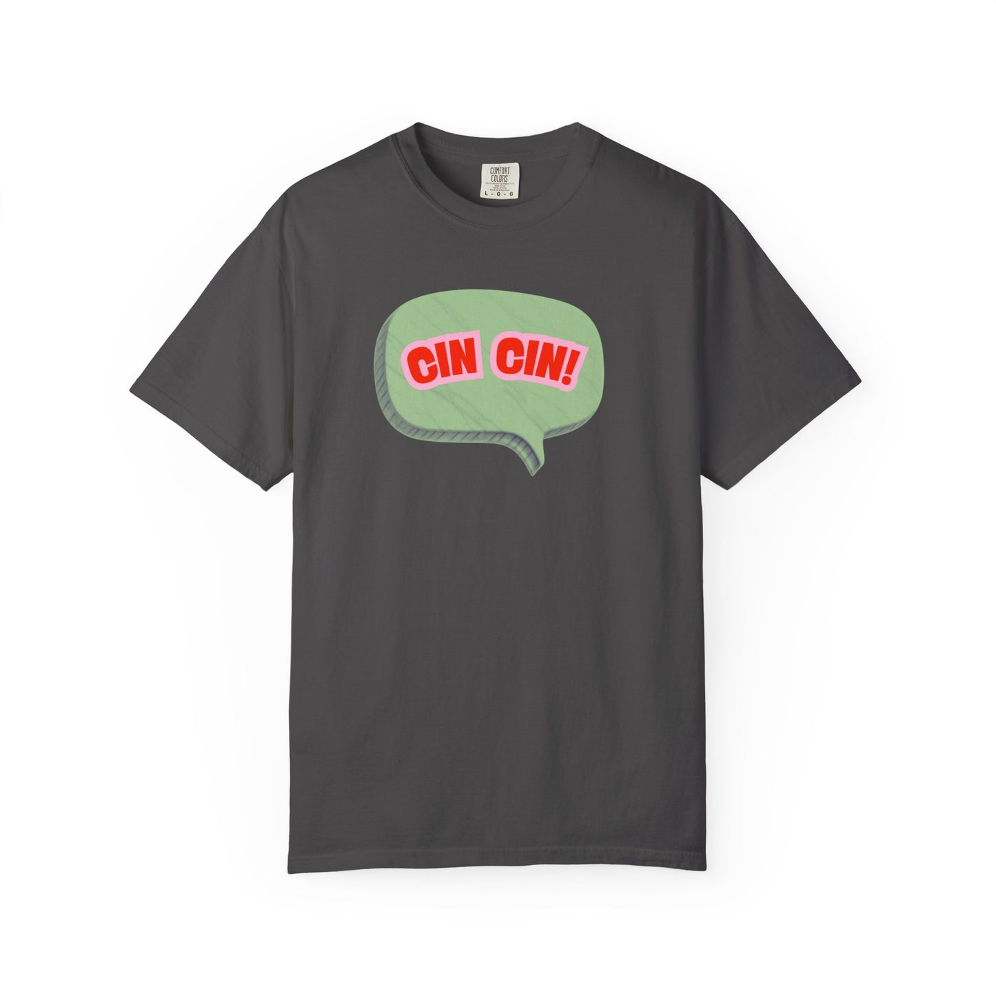 Cin Cin! Graphic Retro Speech Bubble Tee