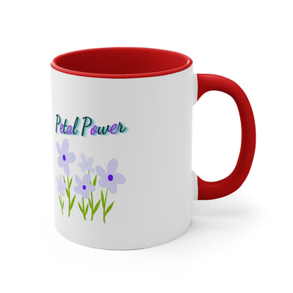 Petal Power Floral - Accent Coffee Mug (11 oz.)