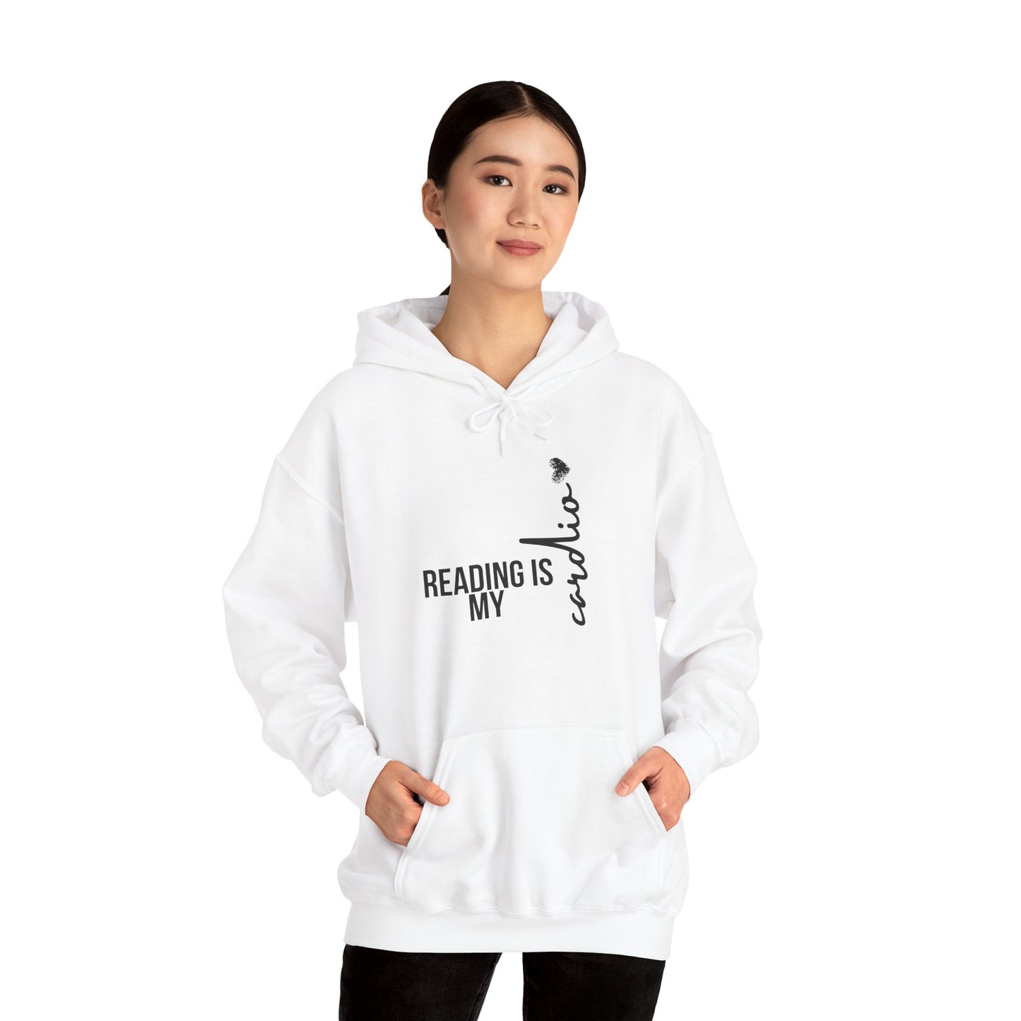 Reading is my Cardio Hooded Sweatshirt