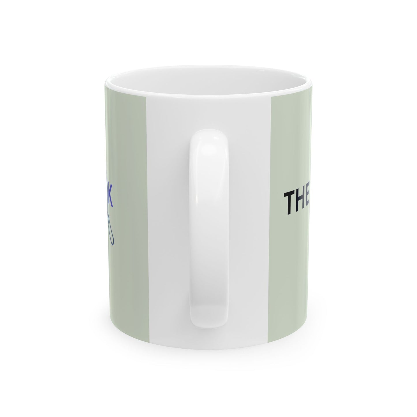 "The Look" Minimalist Coffee Cup with Sleek Line Art (11oz, 15oz)