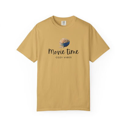 Movie Time T-Shirt – Cozy Vibes Popcorn Graphic Tee