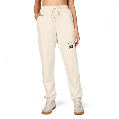 Cream 'Good Intentions' Fleece Sweatpants — Cozy Garment-Dyed Lounge Joggers