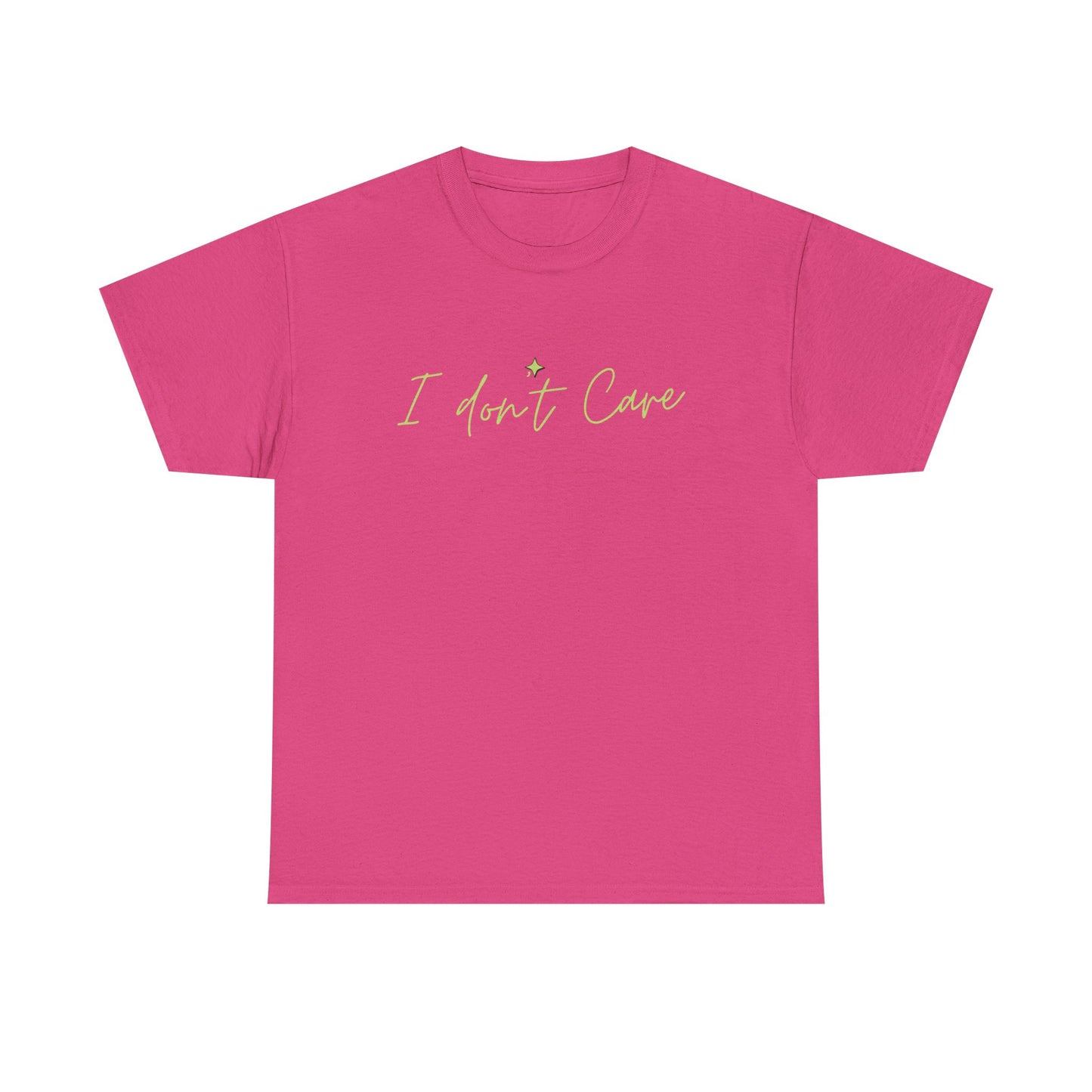 I don't Care Unisex Heavy Cotton Tee