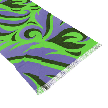 Unisex Floral Wave Scarf