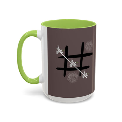 Peace Wins Ceramic Coffee Cup Peace/War design (11/15oz)