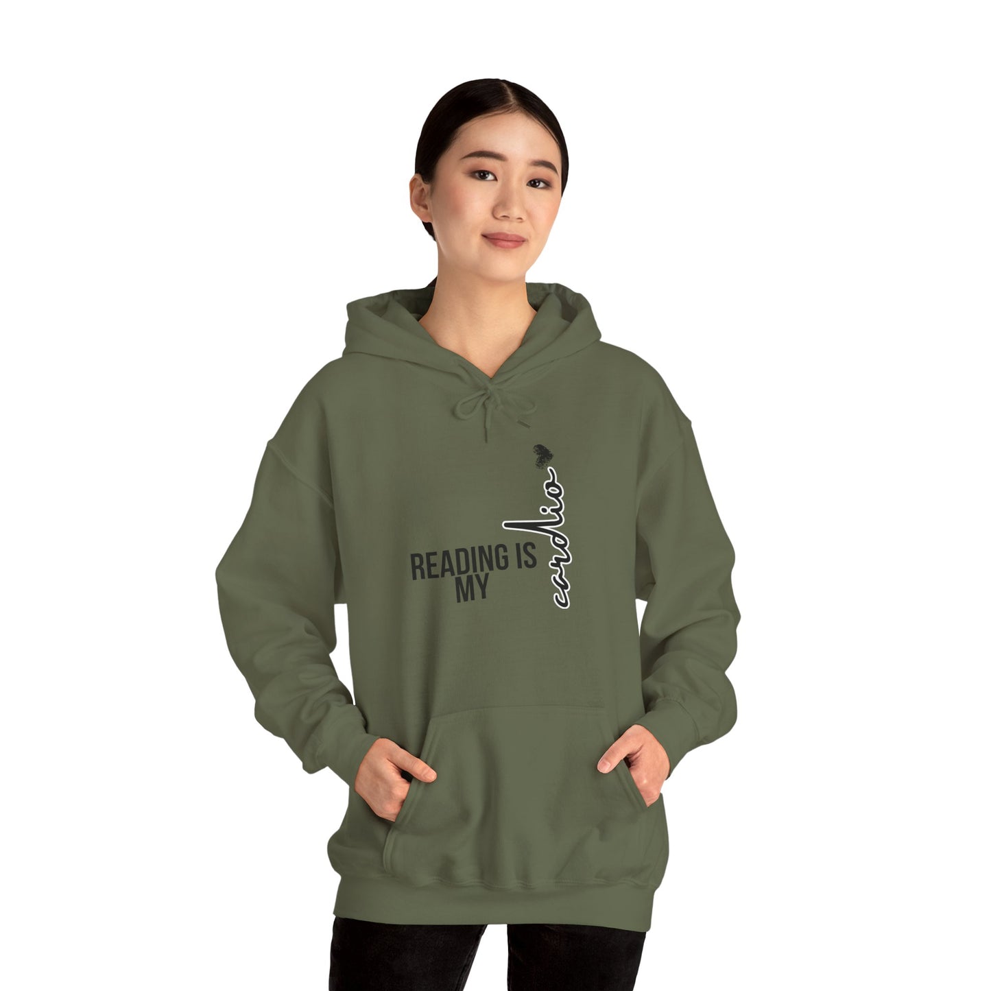 Reading is my Cardio Hooded Sweatshirt