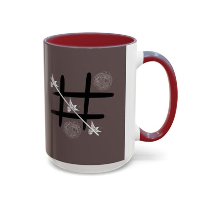 Peace Wins Ceramic Coffee Cup Peace/War design (11/15oz)
