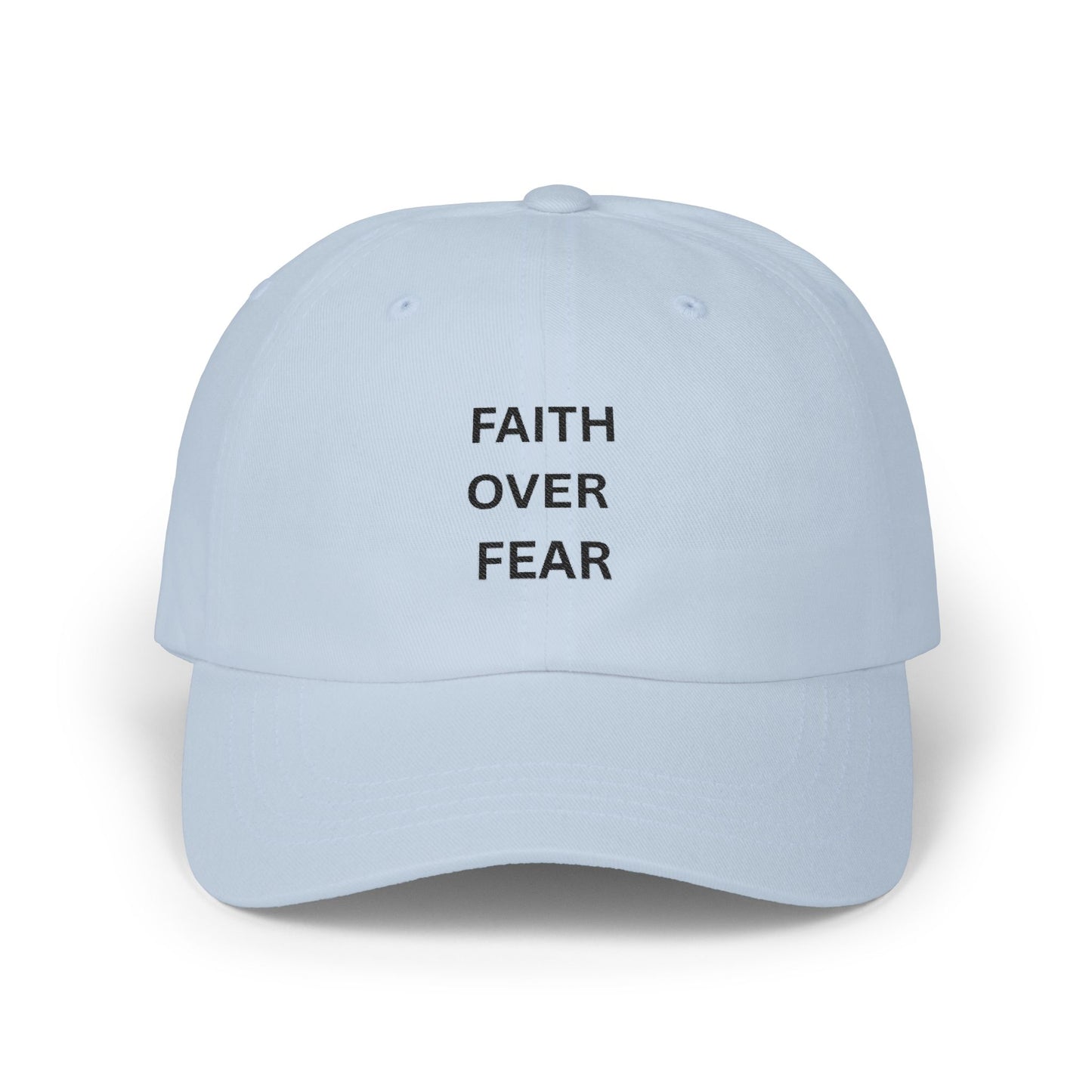 Faith Over Fear Embroidered Baseball Hat