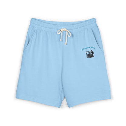 Lightweight Fleece Sweat Shorts — 'Adventure Mode' Vintage Camera Graphic