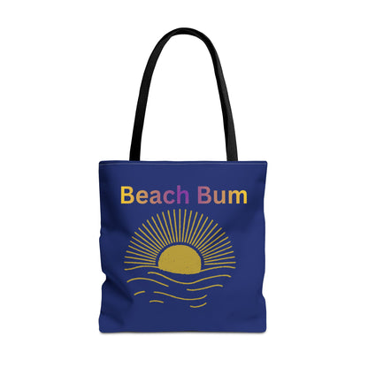 Beach Bum Tote Bag  for Summer, Vacation & Everyday Use