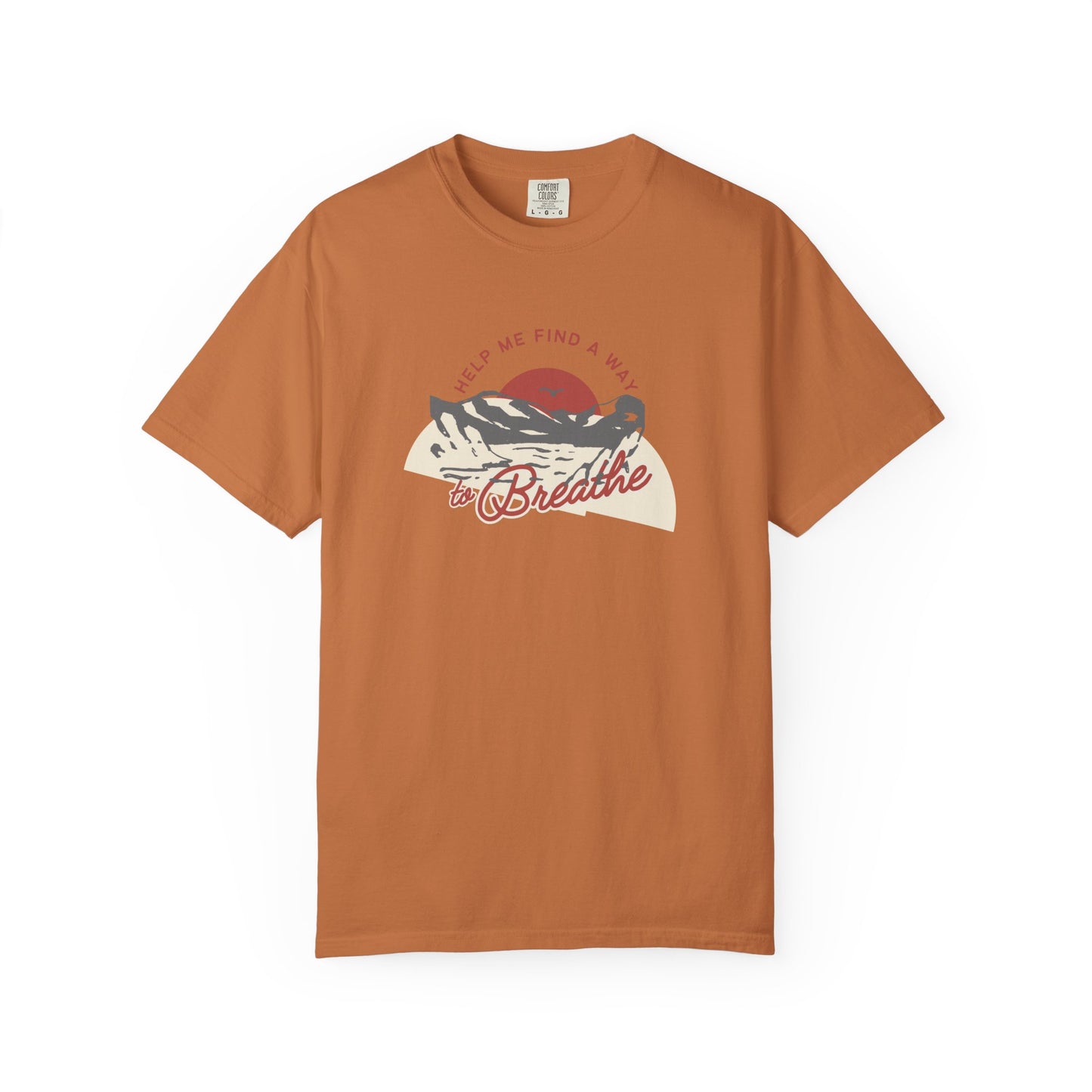 "Help Me Find a Way to Breathe" Retro Nature Tee