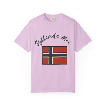Norwegian Flag T-Shirt Syttende Mai Celebration Tee