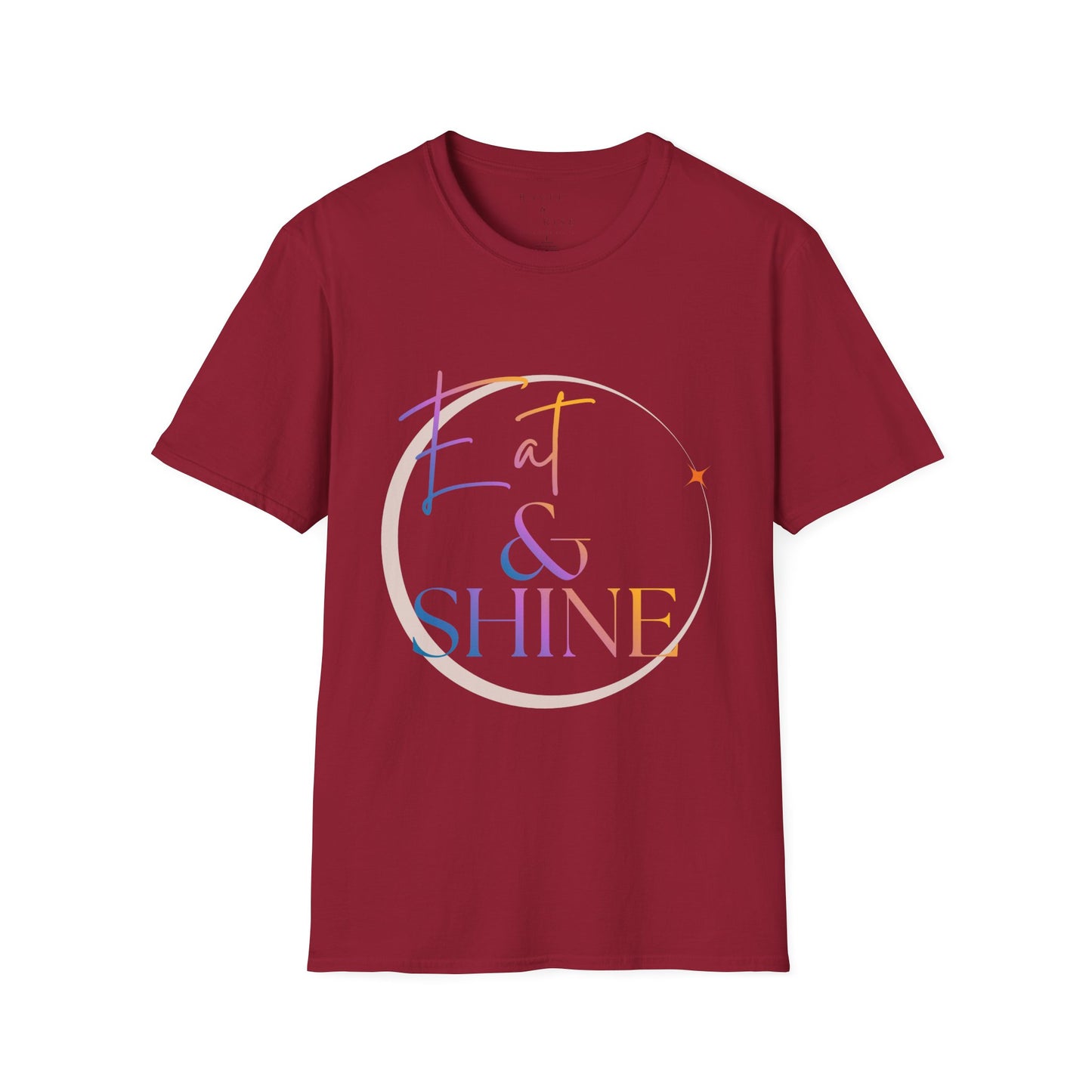 Eat & Shine Pastel Sunrise Inspirational T-Shirt