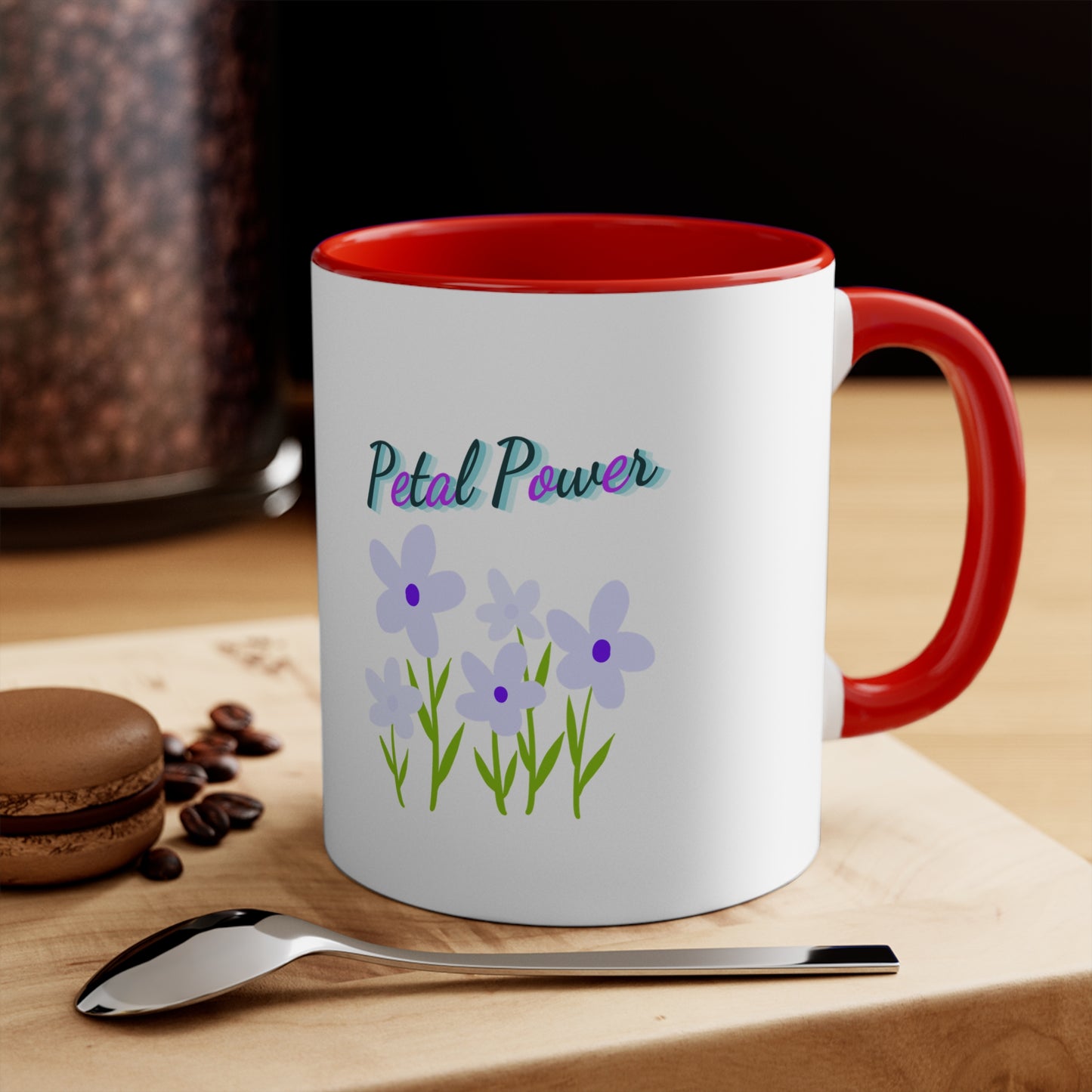 Petal Power Floral - Accent Coffee Mug (11 oz.)