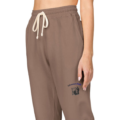 Cream 'Good Intentions' Fleece Sweatpants — Cozy Garment-Dyed Lounge Joggers