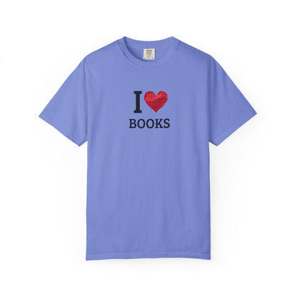 I Love Books T-Shirt — Vintage Love Books Tee for Readers & Book Lovers