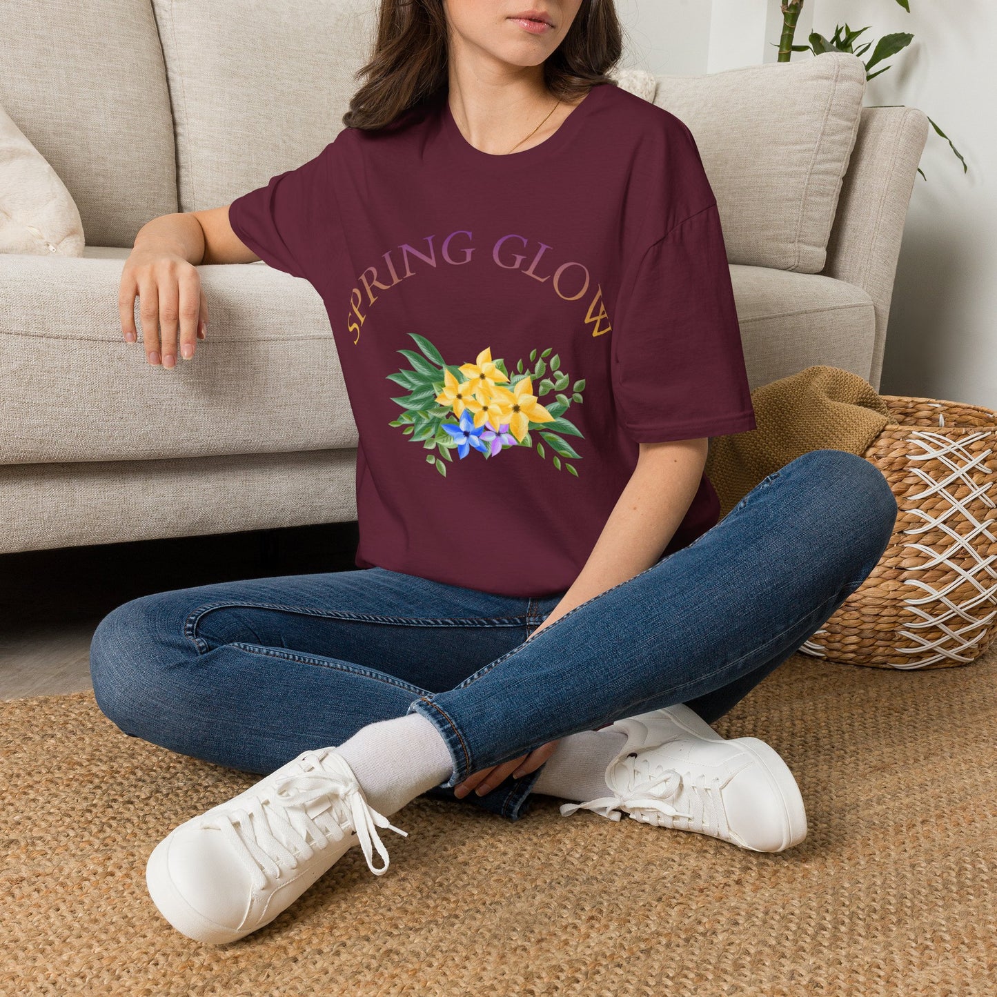 Spring Glow Floral T-Shirt