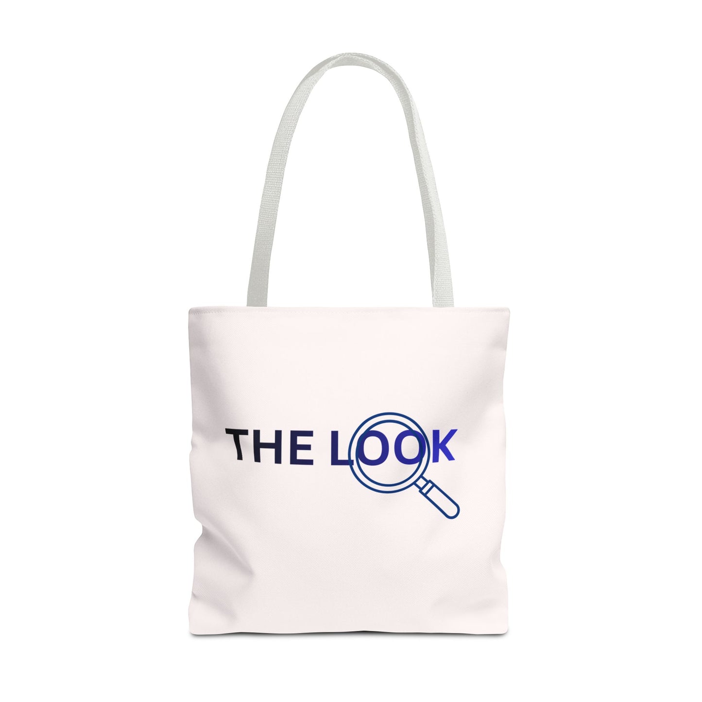 The Look Tote Magnifying Glass Logo Canvas Bag