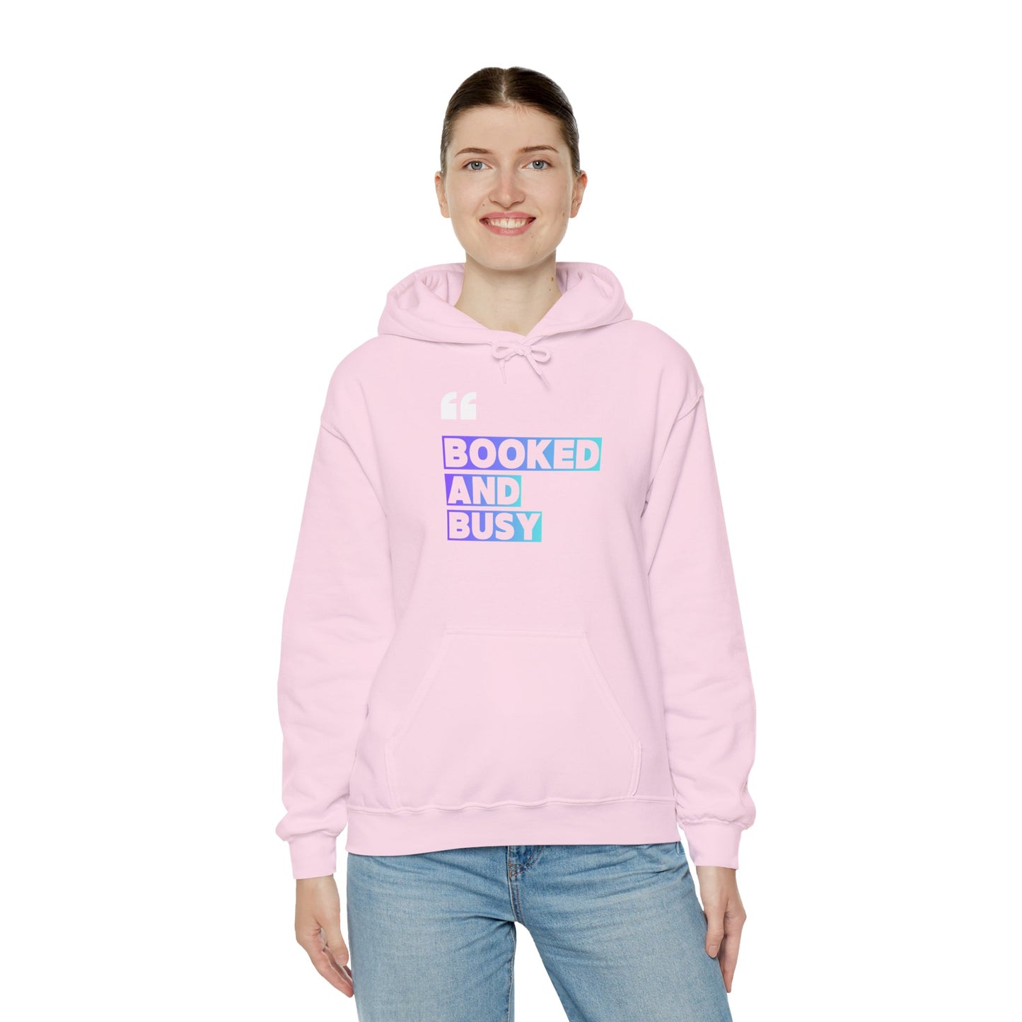 "Booked and Busy" Graphic Pullover for Readers & Creatives