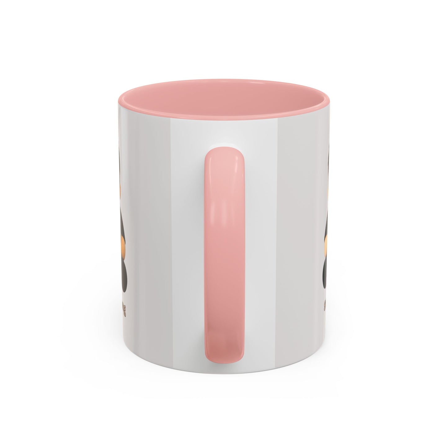 Accent Coffee Mug — 'Start Strong' Motivational Character Coffee Mug