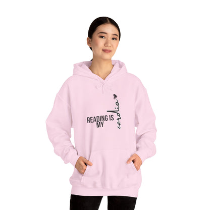 Reading is my Cardio Hooded Sweatshirt