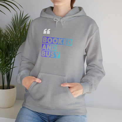 "Booked and Busy" Graphic Pullover for Readers & Creatives
