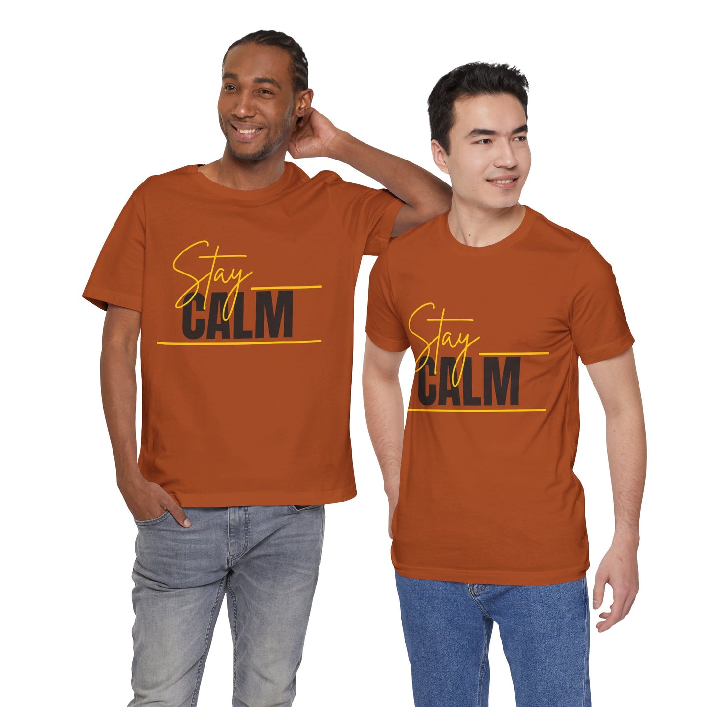 Stay Calm Tee  Minimal Motivational Graphic T-Shirt