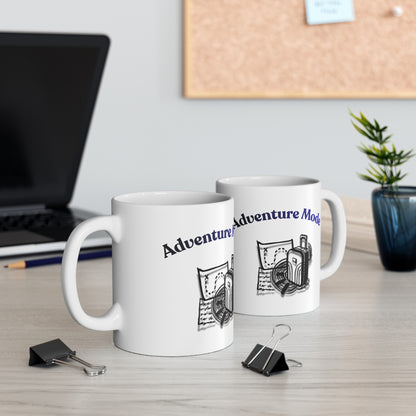Adventure Mode - Ceramic Coffee Cup (11oz, 15oz)
