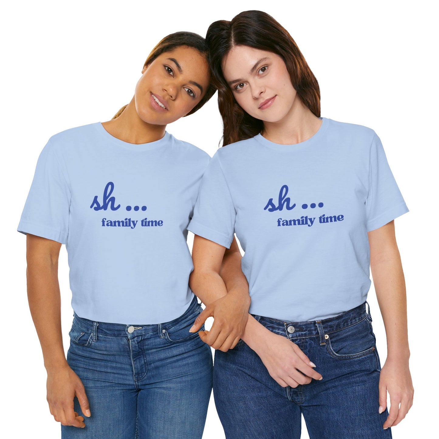 Sh... Family Time Quiet Family Moments Tee