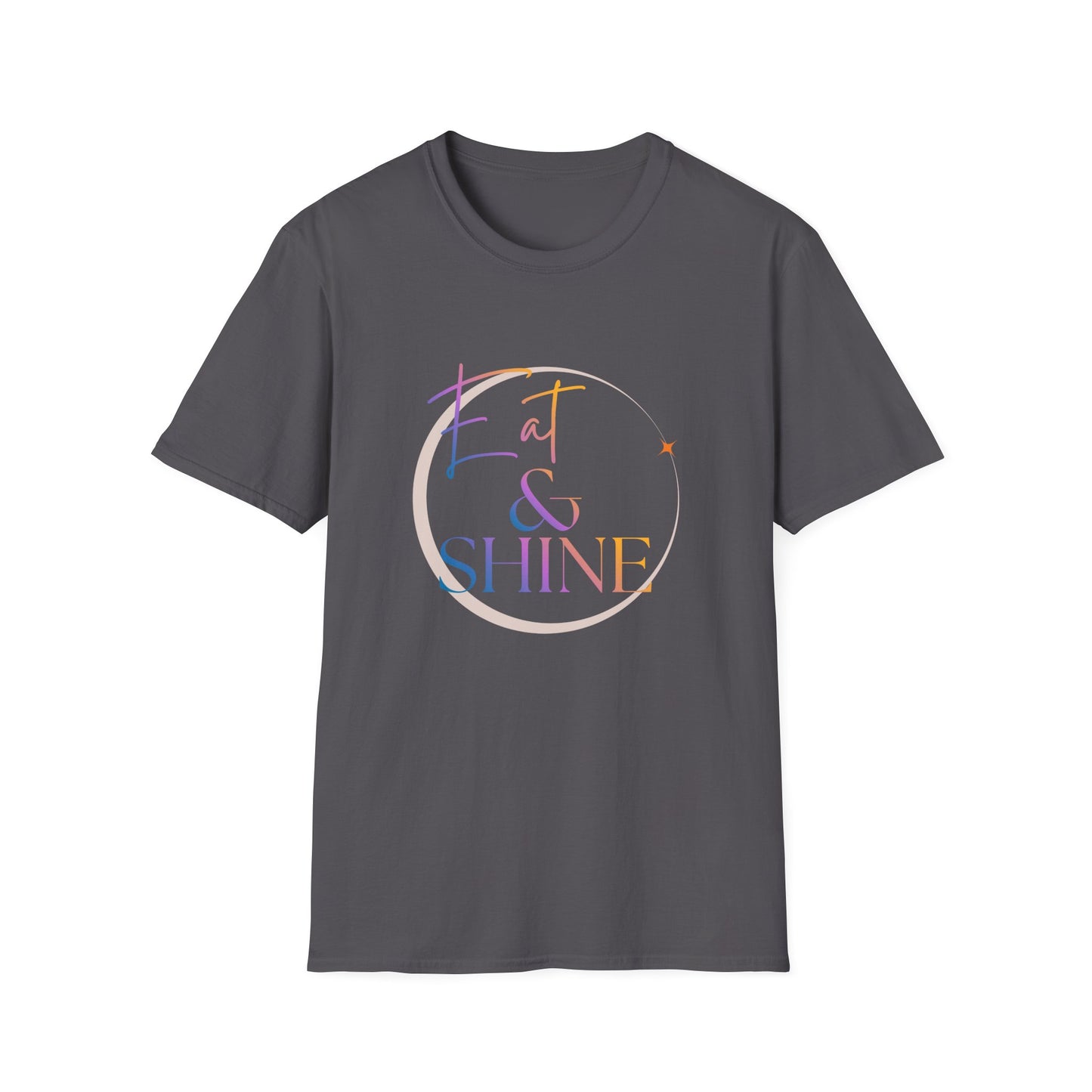 Eat & Shine Pastel Sunrise Inspirational Tee