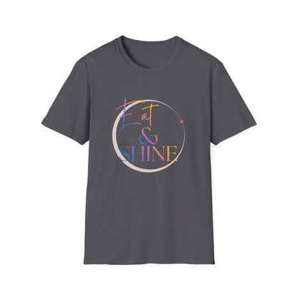 Eat & Shine Pastel Sunrise Inspirational Tee