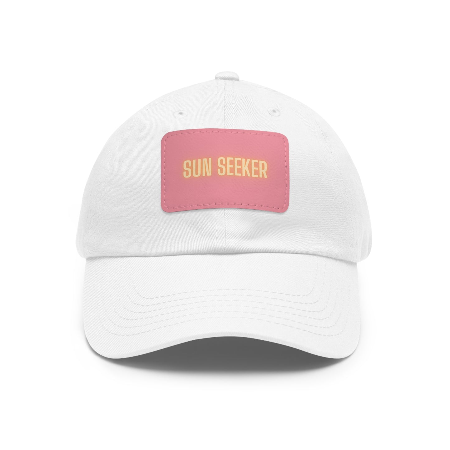 Sun Seeker Leather Patch Dad Hat