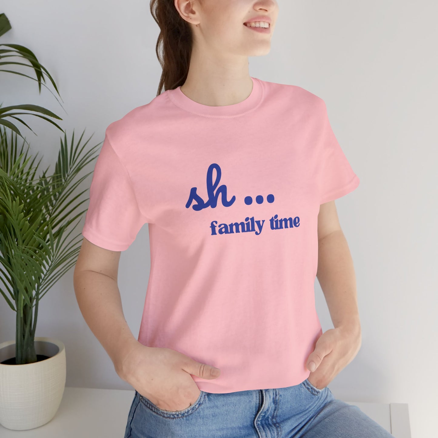 Sh... Family Time Quiet Family Moments Tee
