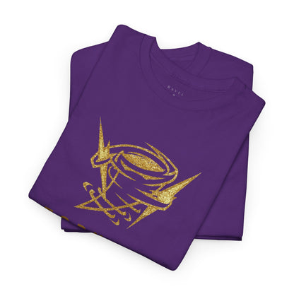 'Tornado Energy' Gold Storm Logo Graphic Tee