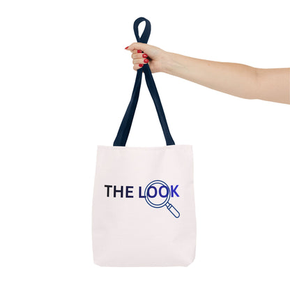 The Look Tote Magnifying Glass Logo Canvas Bag