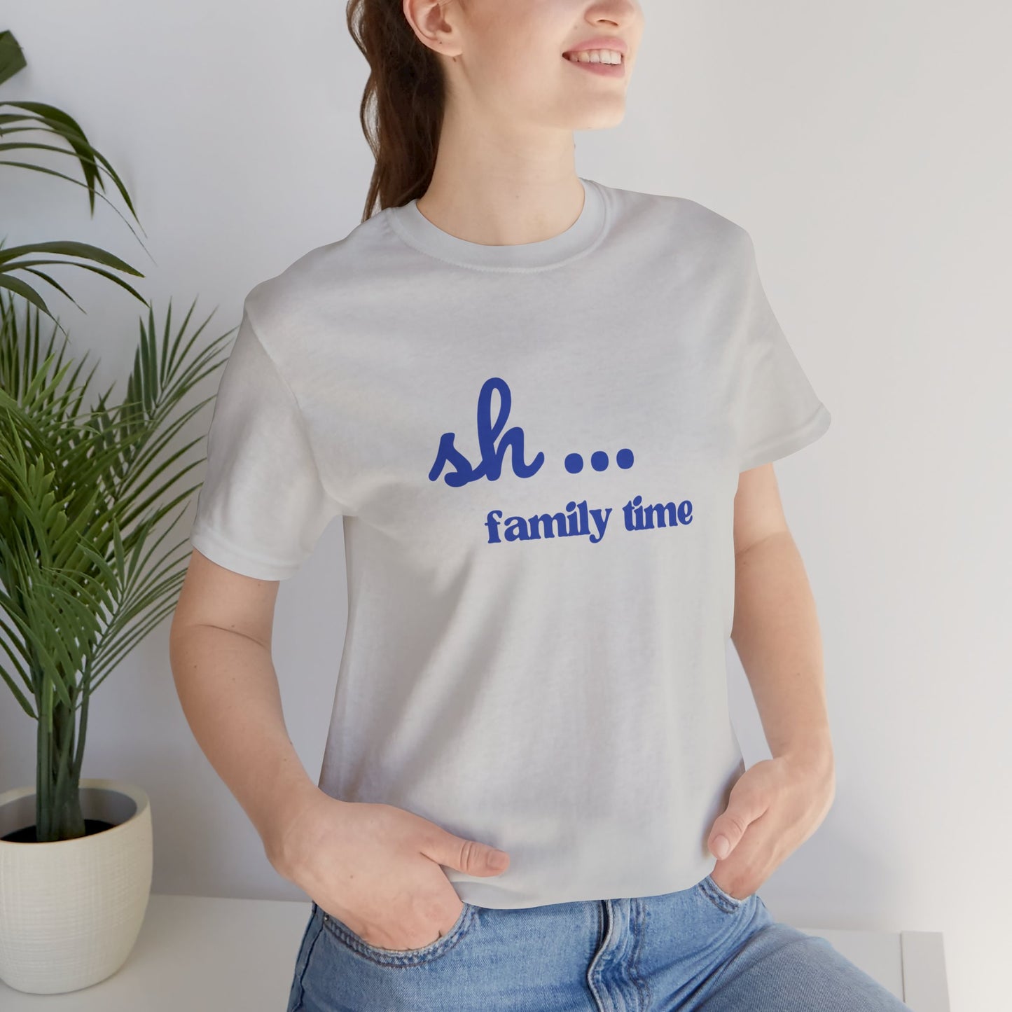 Sh... Family Time Quiet Family Moments Tee