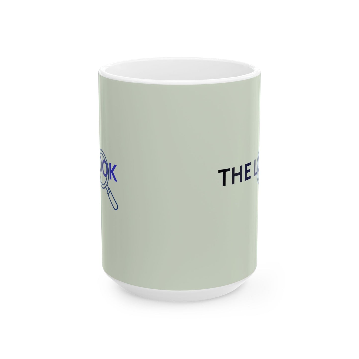"The Look" Minimalist Coffee Cup with Sleek Line Art (11oz, 15oz)