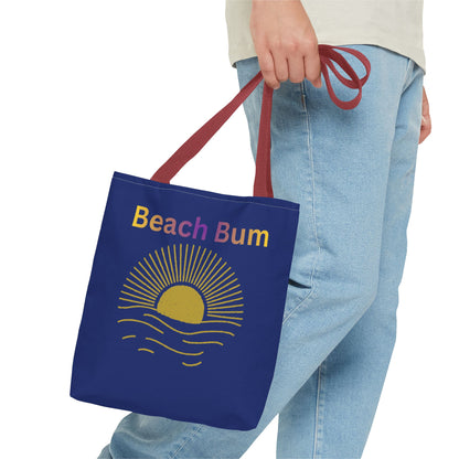 Beach Bum Tote Bag  for Summer, Vacation & Everyday Use